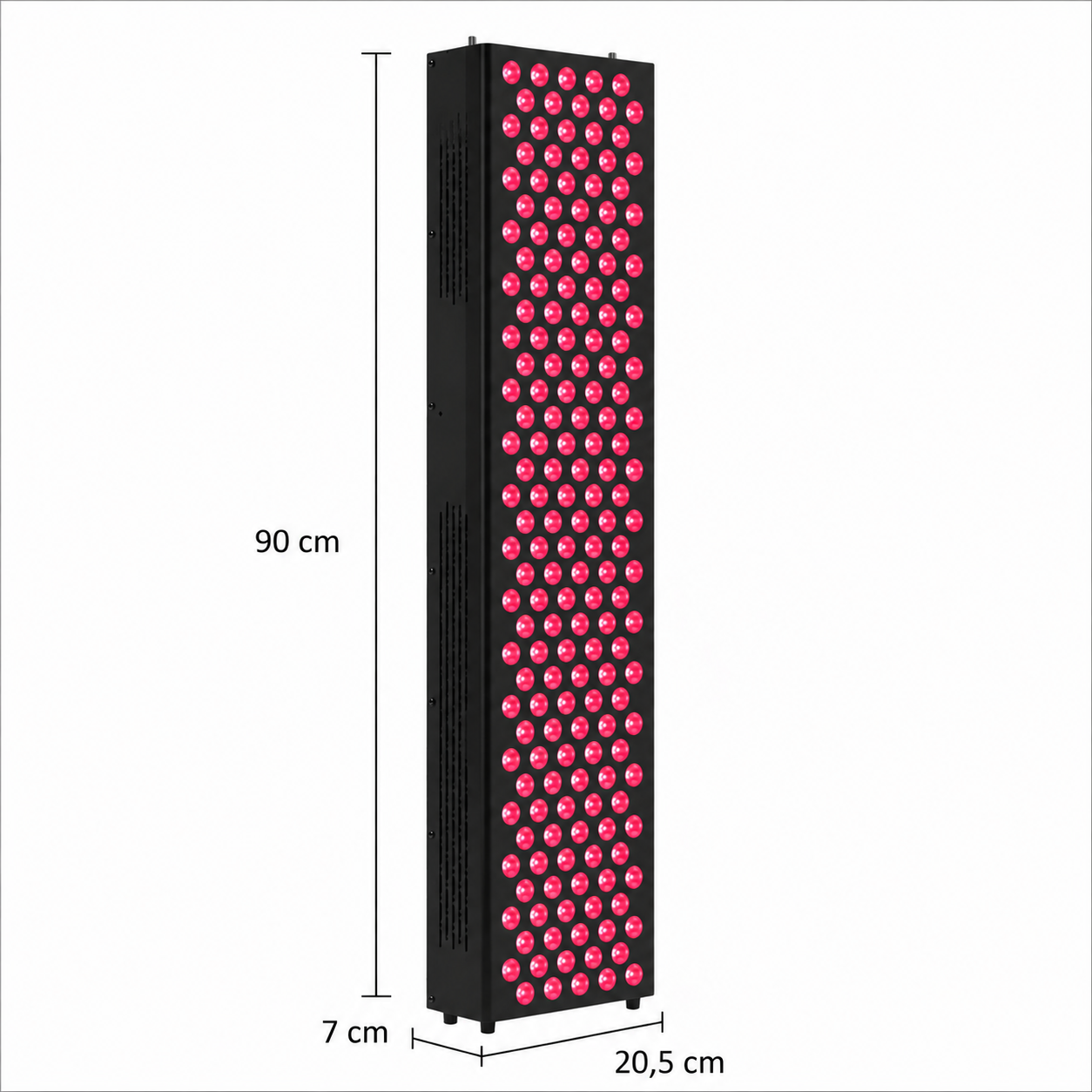 LumaPanel Tall — Floor-Standing Red and Near-Infrared Panel