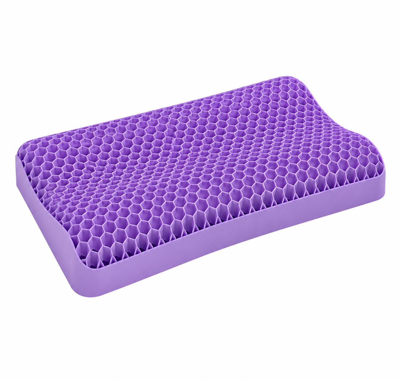 GelFlex purple contoured TPE gel pillow