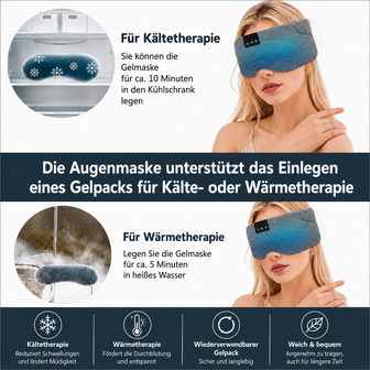 Vlakke speakermodule in het Serenity Pro-slaapmasker