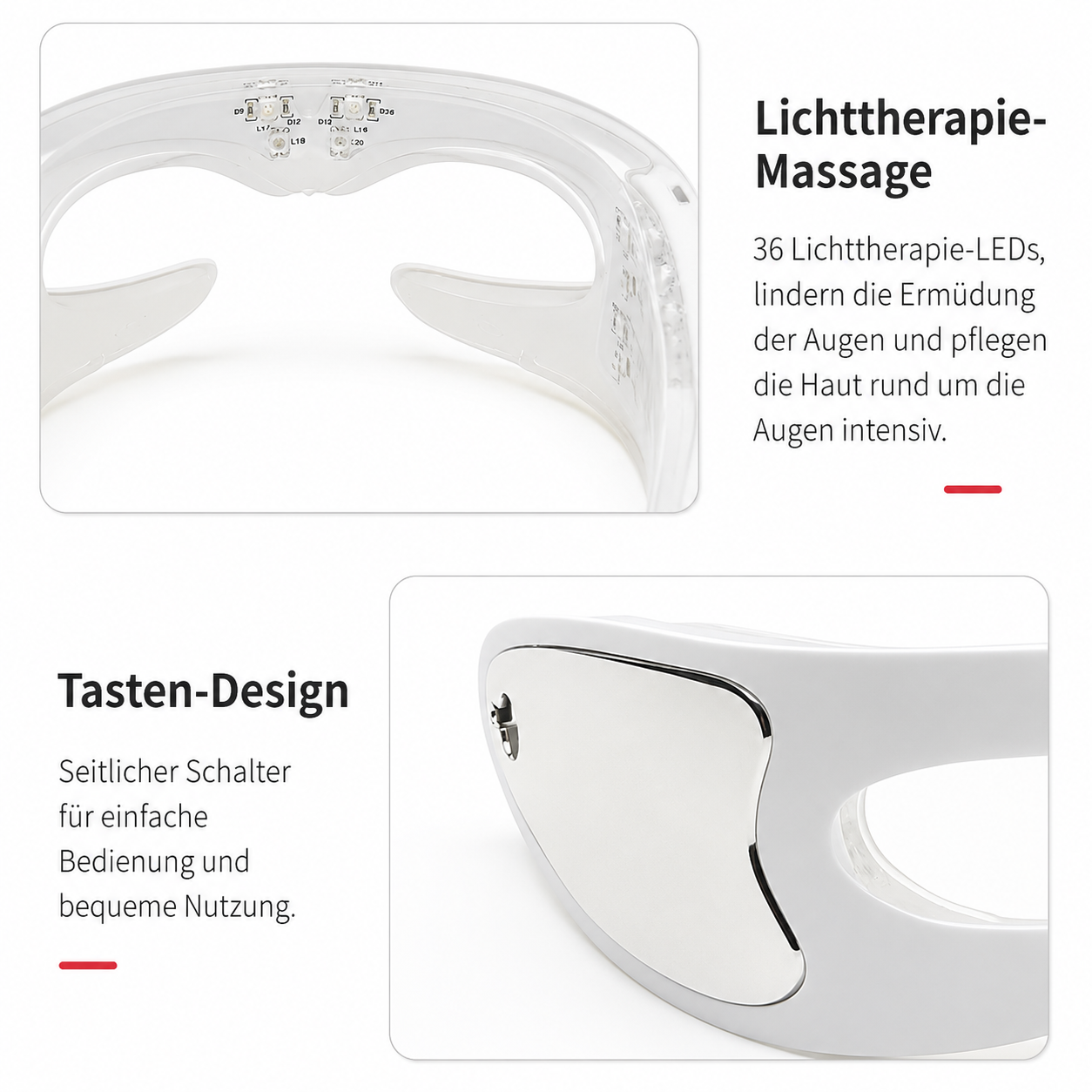 OcuGlow — Red-Light Warming Eye Massager