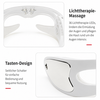 Duitstalige afbeelding van de leds en zijknop van OcuGlow