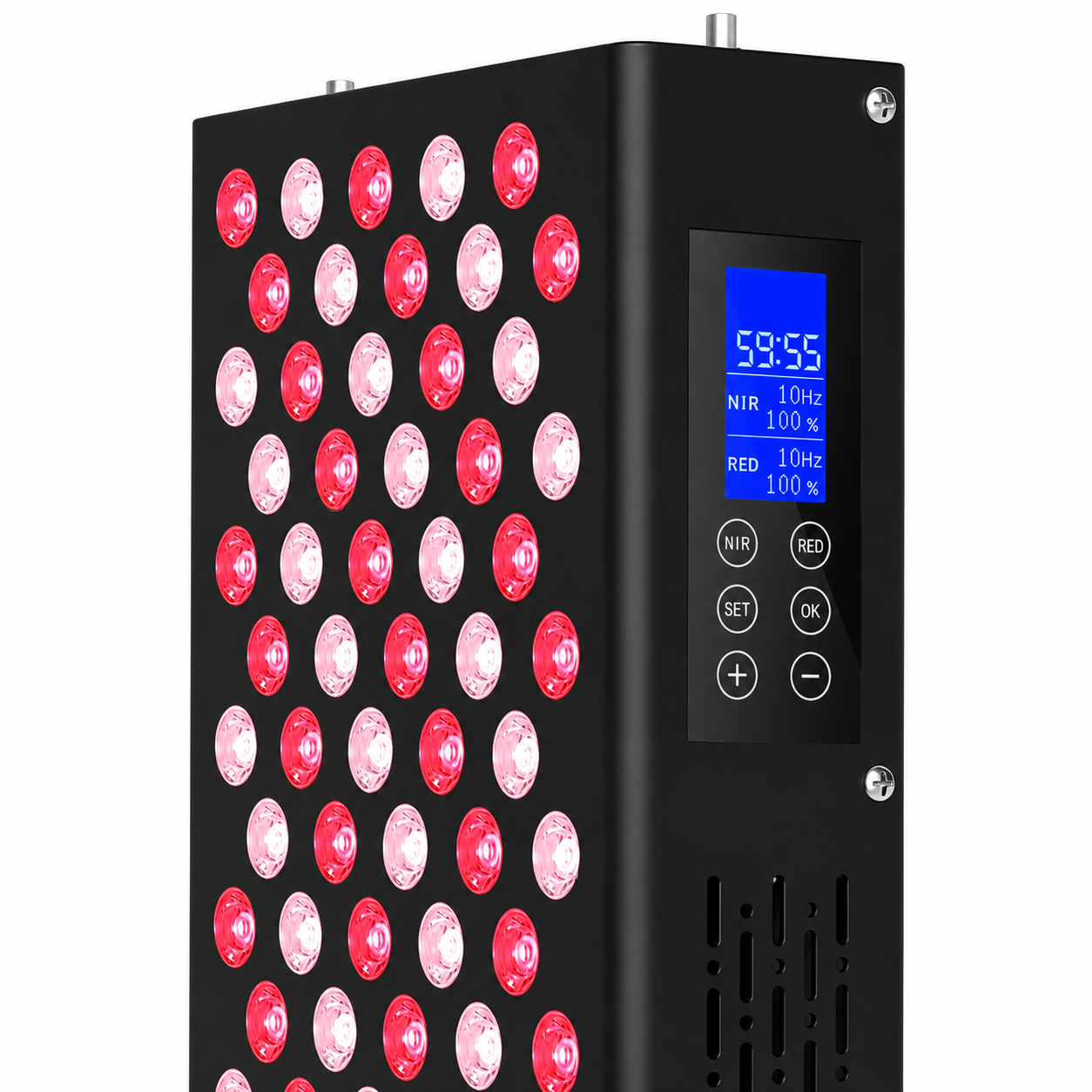 LumaPanel Tall — Floor-Standing Red and Near-Infrared Panel
