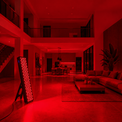 LumaPanel Tall — Floor-Standing Red and Near-Infrared Panel