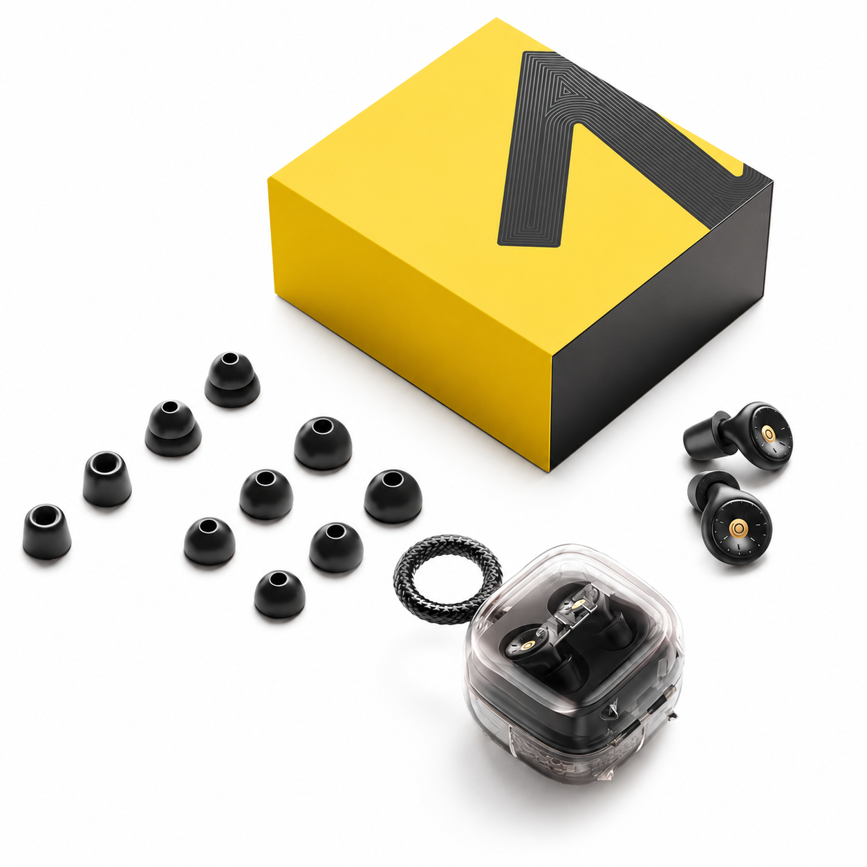 HushCore — Silicone Sleep Earplugs for Deep Noise Blocking