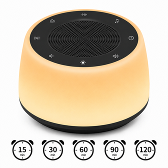 DreamHush timer options from 15 to 120 minutes