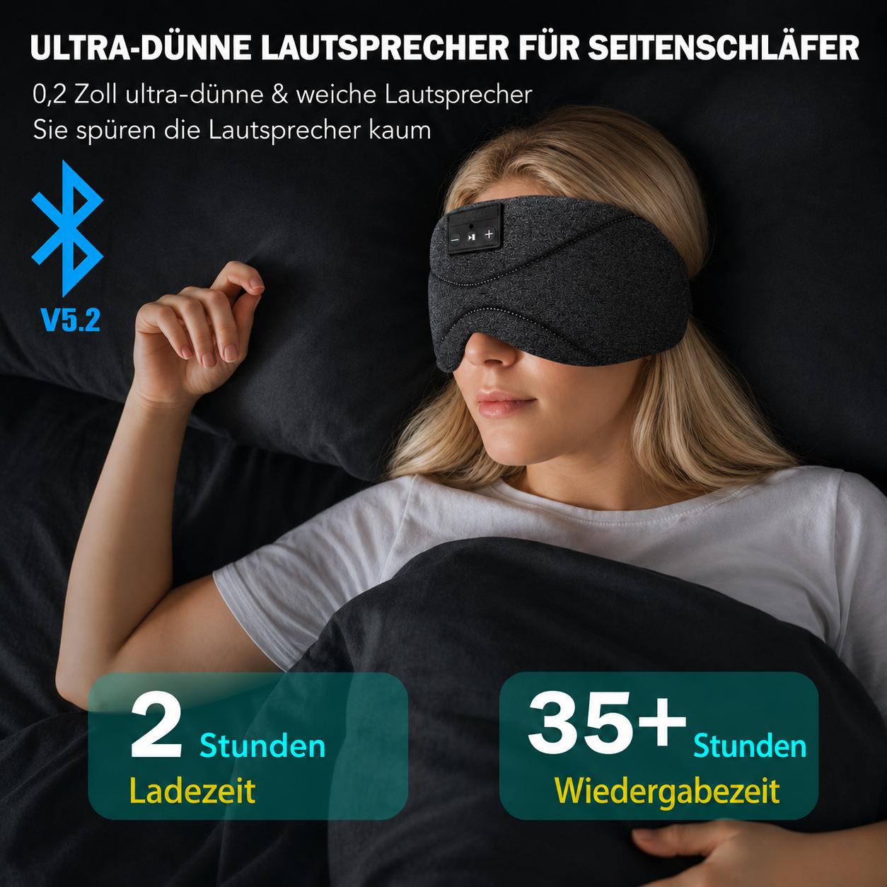 Gel-pack pocket in the Serenity Pro sleep mask