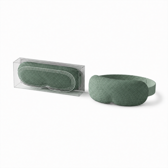 Movable eye cups on the green EveClipse mask